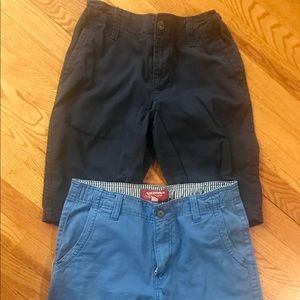 Two pair bundle dress shorts husky size 16